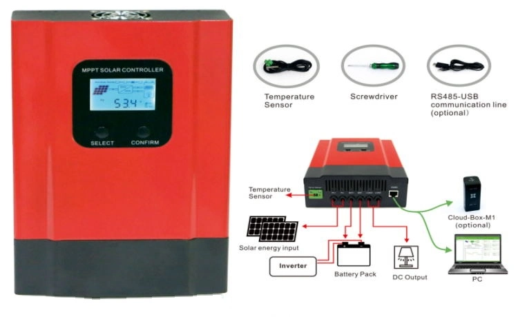 Factory Price MPPT Solar Charger Controller Tanfon 12V 24V 20A 30A 40A 50A 60A Solar Panel Controller