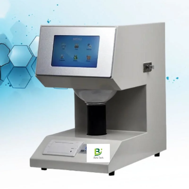Instrumento de medición del color polvo papel arroz Medidor digital de color blancura Máquina de prueba de dosificadores