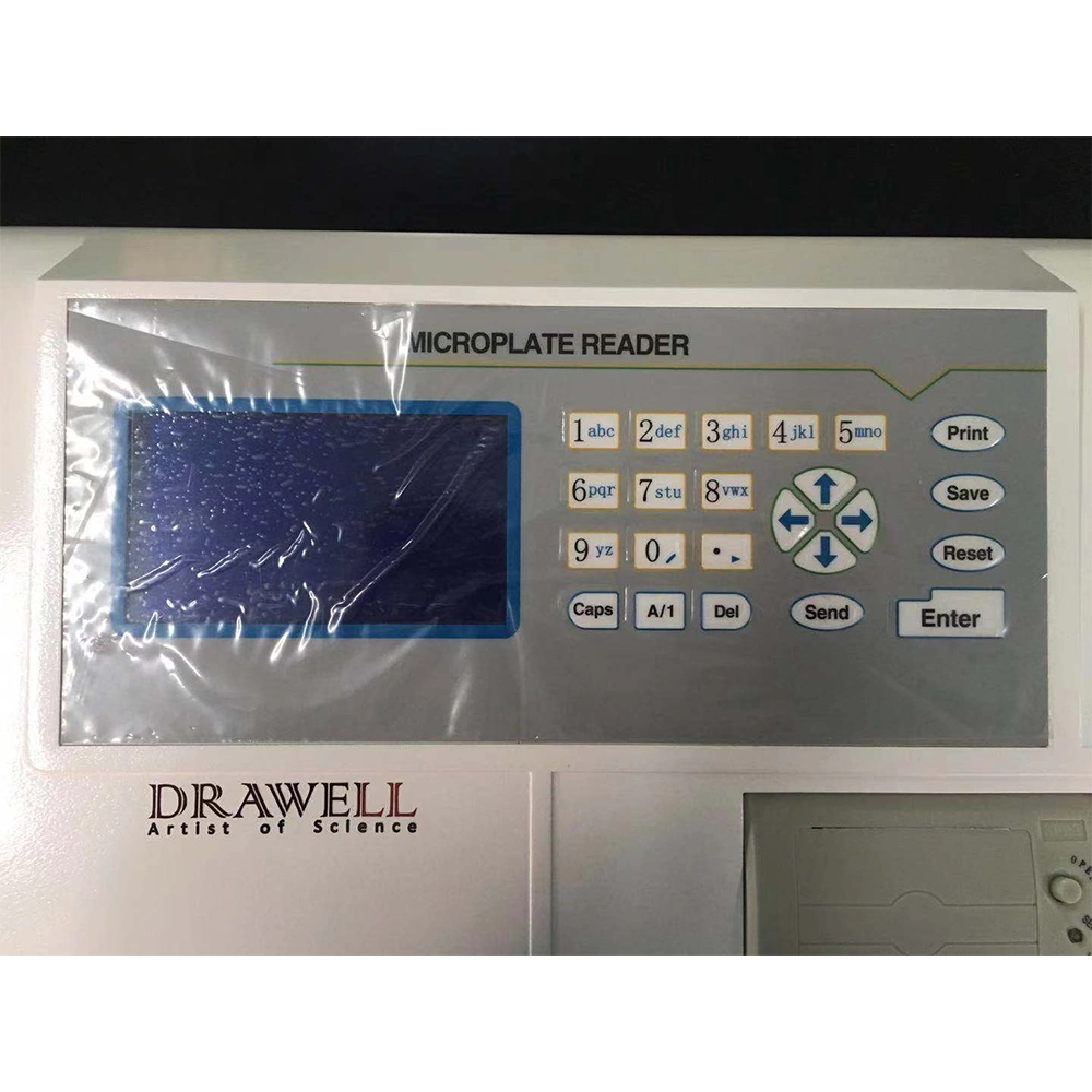 Mejor Precio 96 Wells Equipo clínico Elisa Microplate Reader para Laboratorio médico