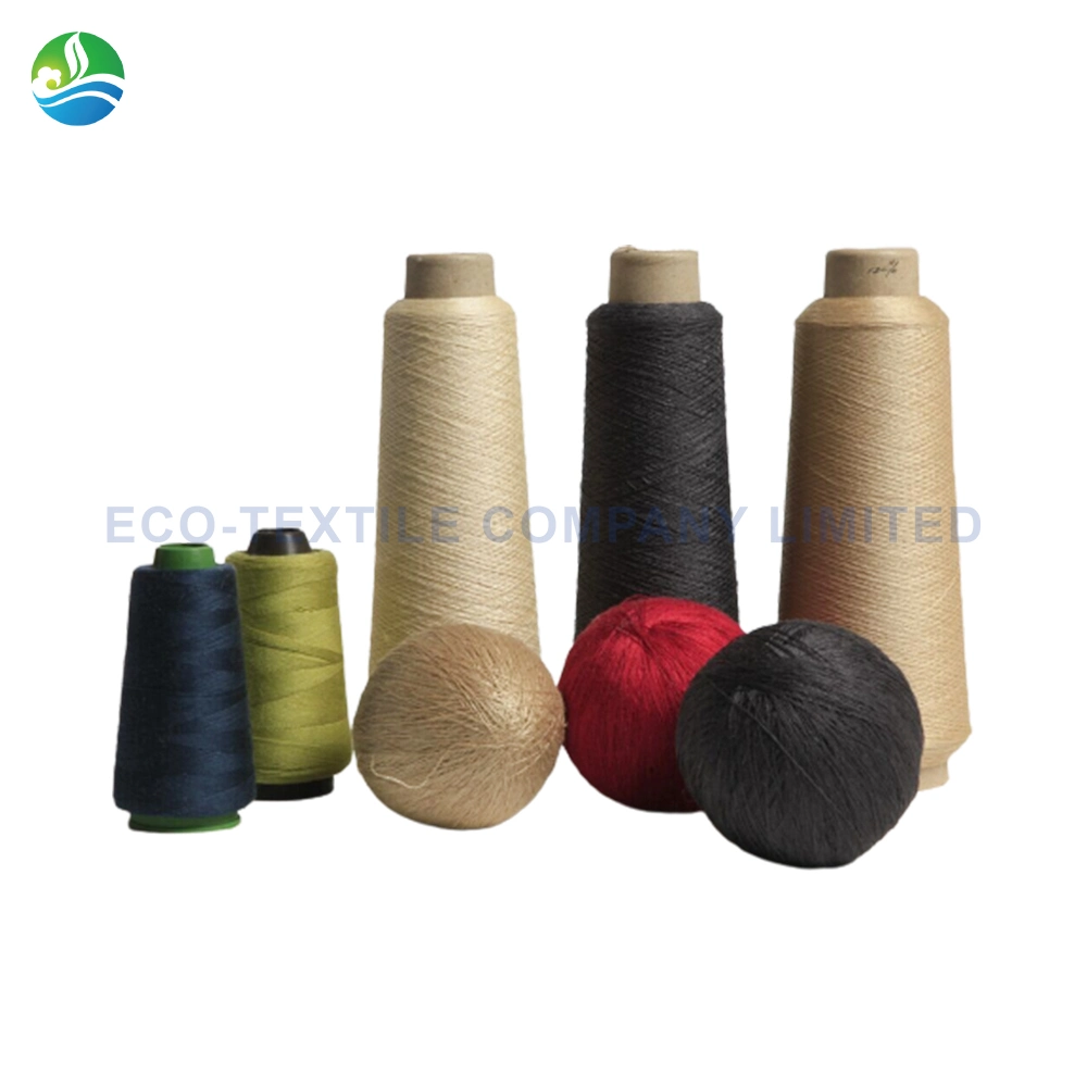 Eco de tricotar máquina de Tecelagem de têxteis 100% de fios de borra de seda tussah