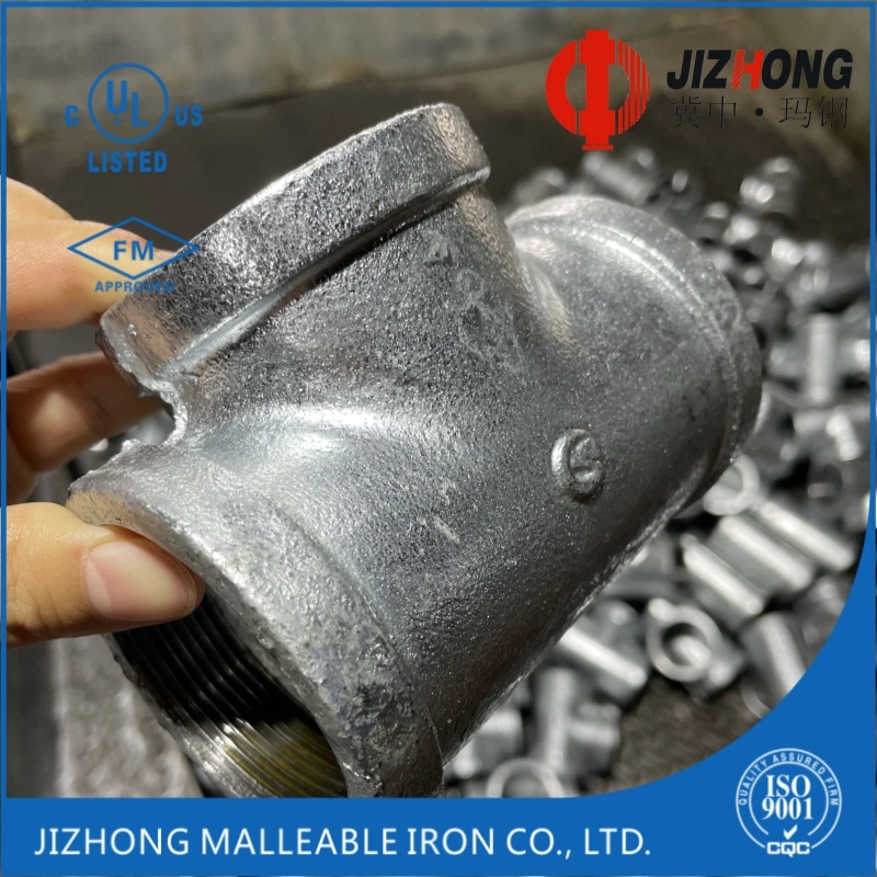 Well Stocked Black/Galvanized Malleable Iron Pipe Fitting Elbow, Tee, Socket, Union, Cap