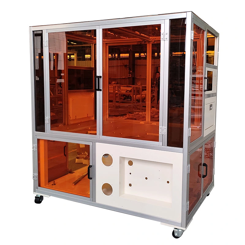 Factory Customized Industrial Metal Aluminum Steel Frame Tool Cabinet for Automation Machine