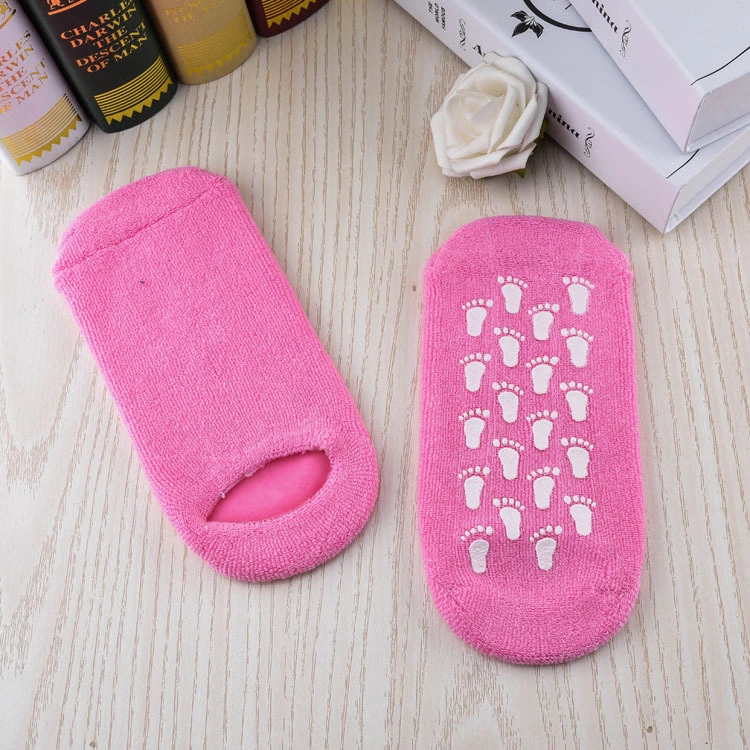 Moisturizing Gel Socks Soft Moisturizing Gel SPA Socks for Repairing and Softening Dry Cracked Feet Skins Gel Socks