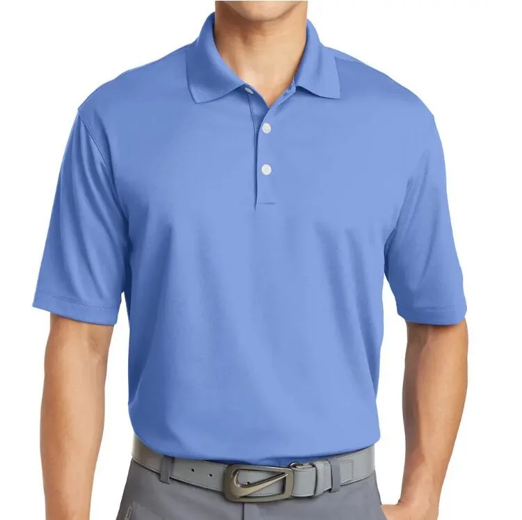 High-End Herren Golf Polo Shirt mit flachem Knit Collar, Custom Navy Blue Herren Polo Shirt aus China Hersteller