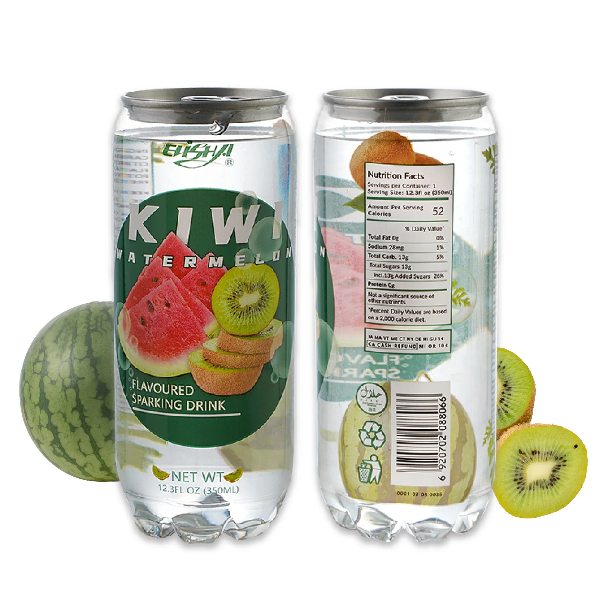 Natural Kivi Flavor 0% Juice pH 3.0 Soda Water