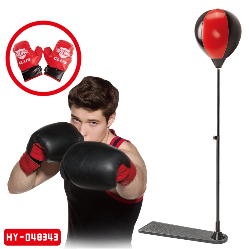 Height Flexible Adjustable Boxing Bag Stand Kids Adult Detect Hits Fitness Equipment Durable Air Inflatable Punching Bag Toys