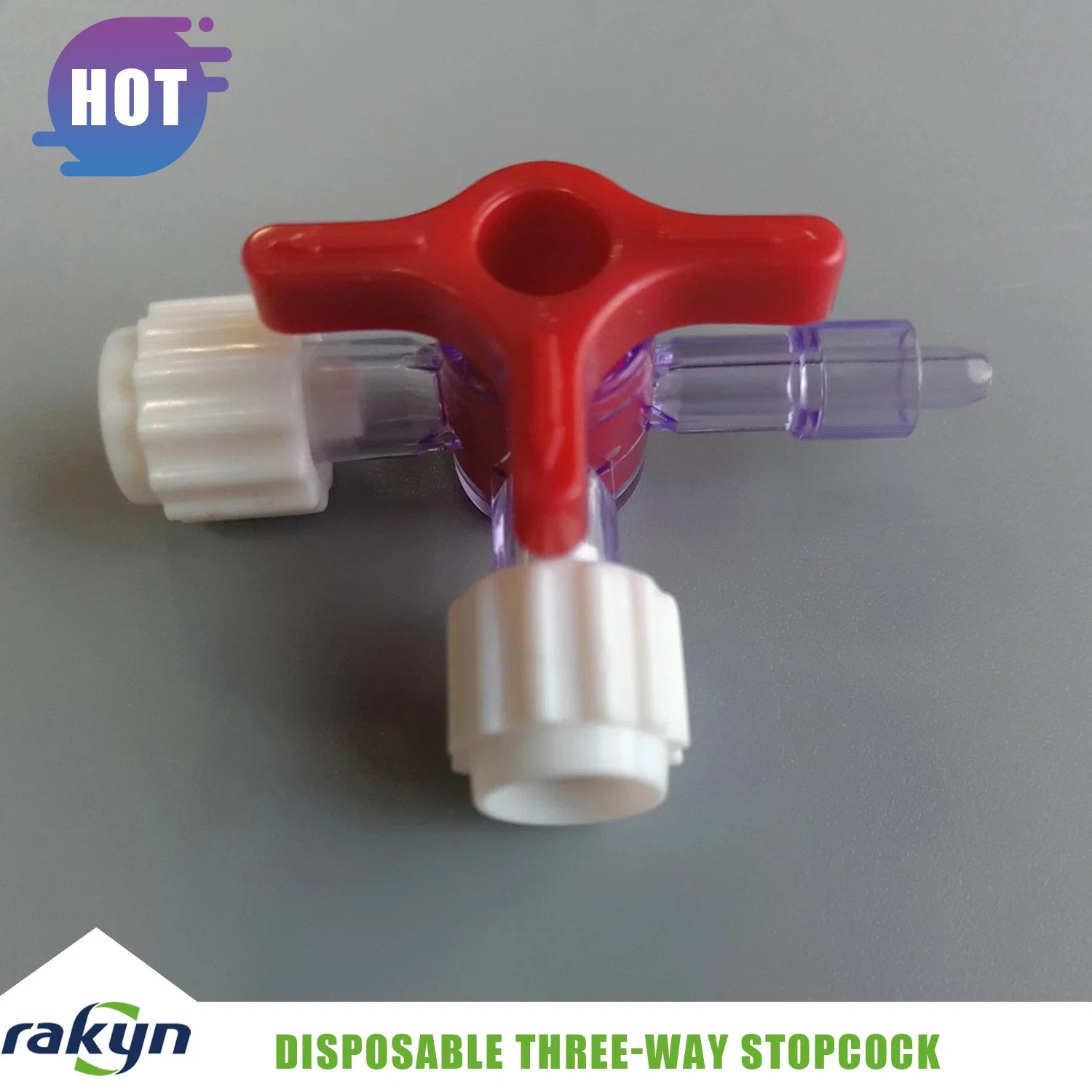 Medical Products of Disposable Triple Port Valve, Three Way Stopcock