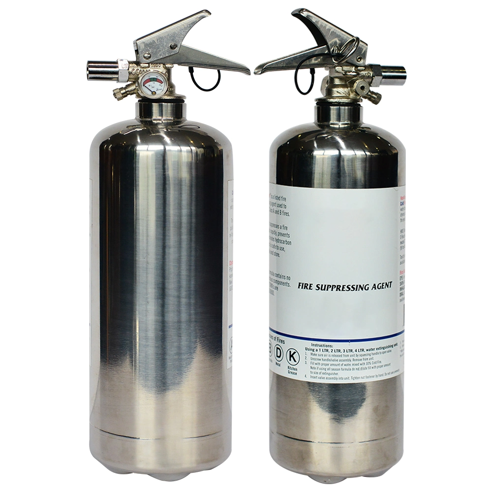 Coldfire 1LTR or 2LTR Stainless Steel Fire Extinguisher for Car