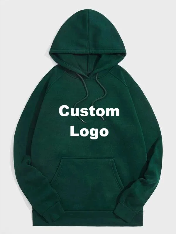 Fashion Women and Men 100% Cotton Custom Logo Printed Plain Oversized Pullovers Sweatshirts Blank Men&prime; S Hoodies Good Quality