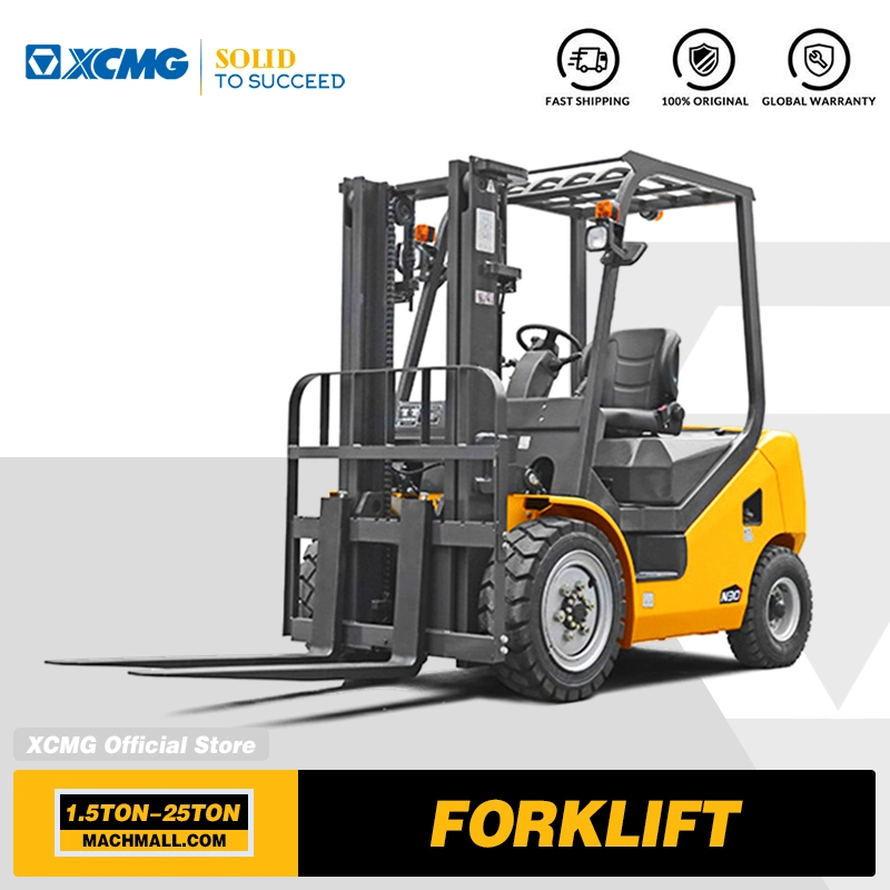 XCMG Official Hot Sale 1.5 Ton 2 Ton 2.5 Ton 3 Ton 3.5 Ton 4 Ton 5 Ton 7 Ton 8 Ton 10 Ton Electric Diesel LPG Gasoline Forklift with Attachments Price for Sale