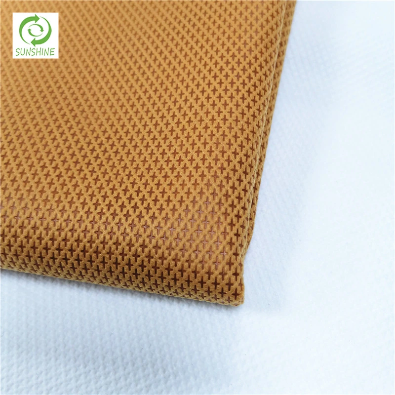 Hot Sale 100GSM Recycled Nylon Nonwoven Fabric 100% Nylon Cross Cambrelle Fabric New Design Shoes Materials