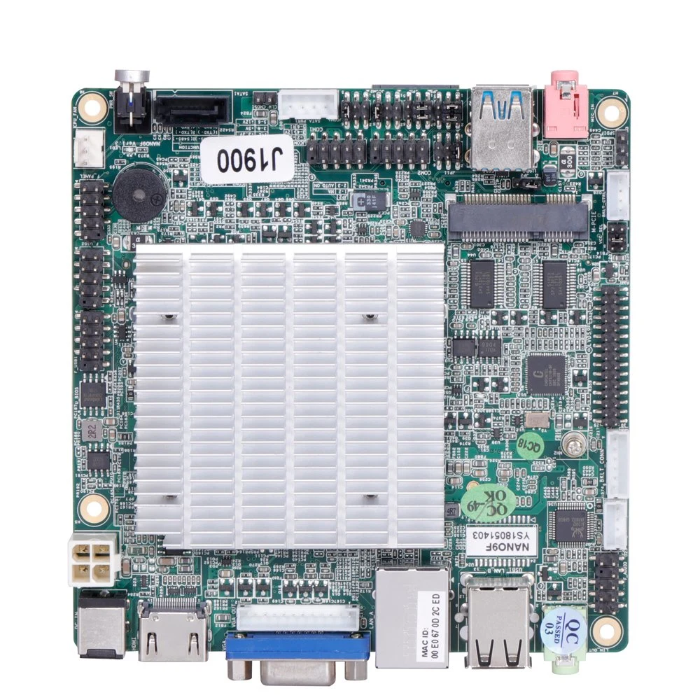 Hot Sale Elsky J1900 I3 Processor Fanless Embedded Mini Board with 2 RS232 COM and RJ45 LAN Port Motherboard with Processor