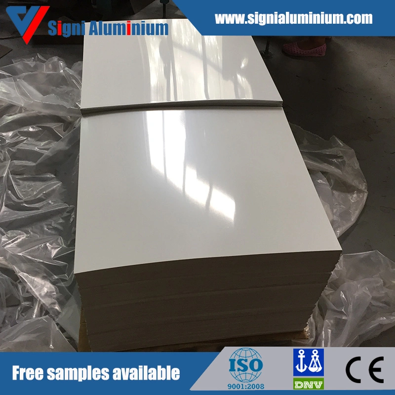 Roller Coating PVDF Aluminium Sheet 8011, 5052