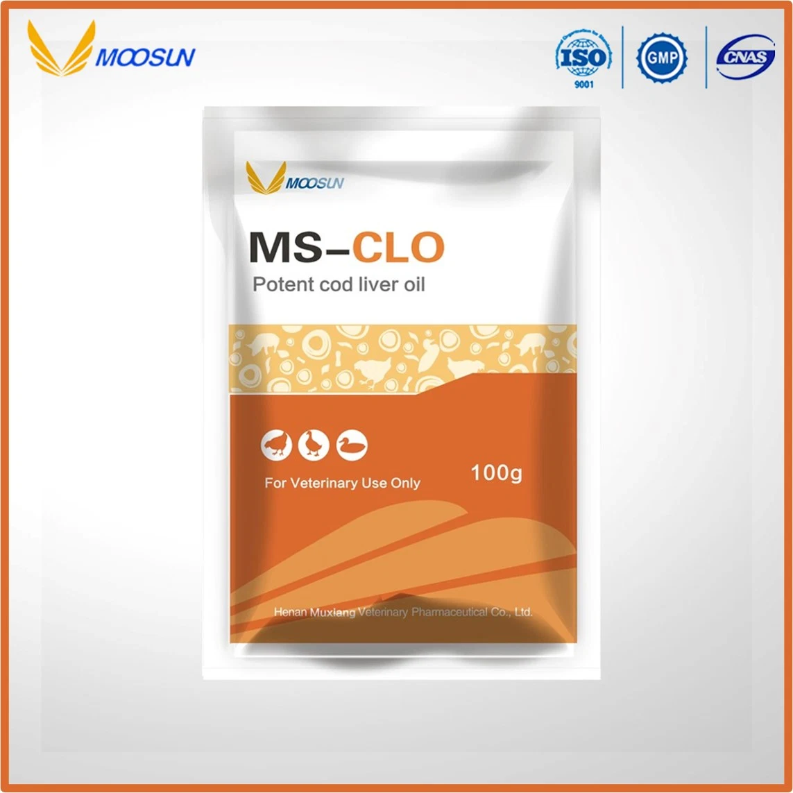 Poultry Medicine Cod-Liver Oil Vitamin Ad3e Powder GMP Manufacturer