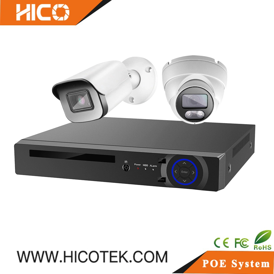 5MP Outdoor Sony Starlight WDR CCTV Poe IP Dome Wide Angle Video Camera with Xmeye Audio Surveillance Security System