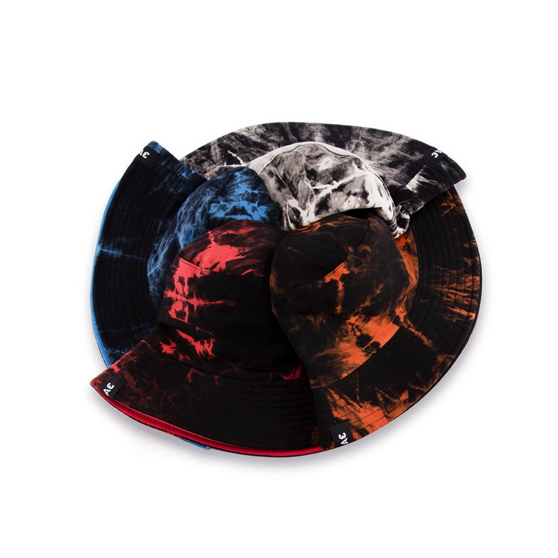 Fashion Luxury Design Printed Fishing Cap Custom Tie Dye Bucket Hat