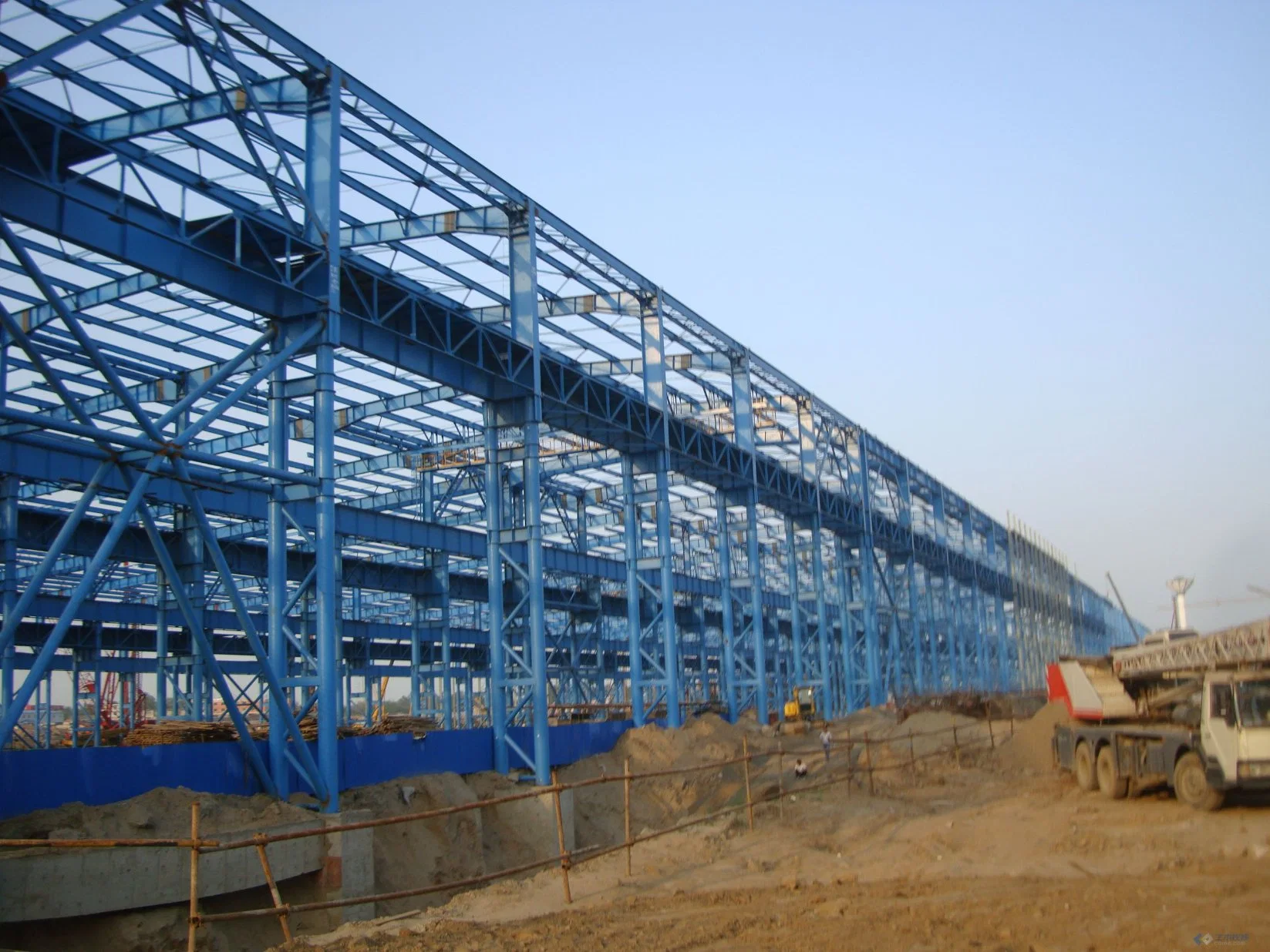 Low Cost Prefab Warehouse Building Two Story Workshop Modern Design Prefabricated Light Steel Structure