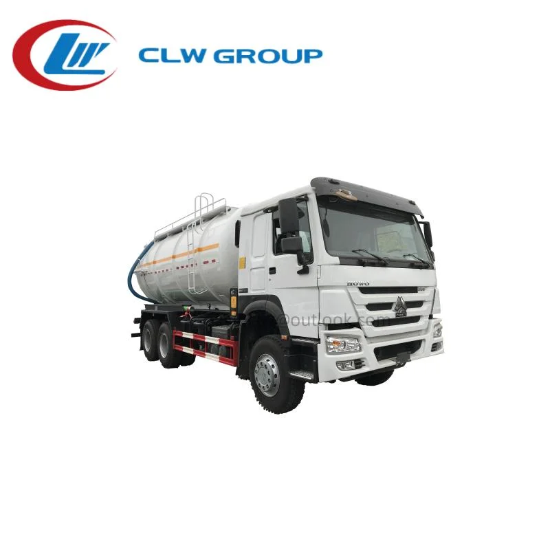 HOWO 6X4 18-25m3 Sewage Suction Tanker Trucks for Sale