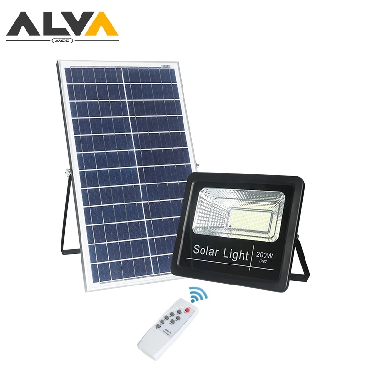 Remote Control Light Digital Display Highpower Energy Saving Light LED Outdoor Lamps Solar Floodlight