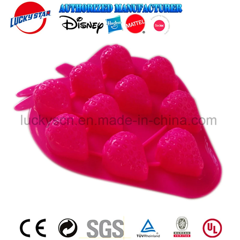 Strawberry Ice Cube Mould Plastic Fruit Toy for Covermount