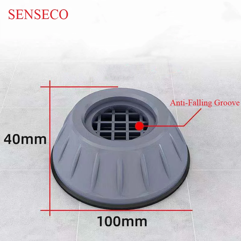 Anti Vibration Pads with Suction Cup Feet / Fridge Washing Machine Shock Absorber Safety Bumper