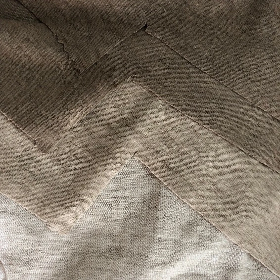 Natural Dyed Hemp Organic Cotton Fabrics in Brown Color (ND-0346-0002)