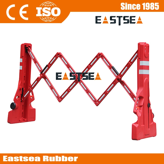 Red Roadblock Customizable Expandable Movable Door Safety Road Barrier