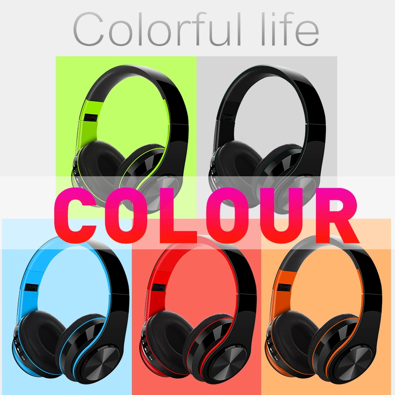 2019 Venta caliente ruido auriculares inalámbricos auriculares Bluetooth V5.0 plegable con micrófono