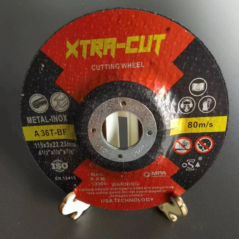 115*1.6*22mm Premium Customized Power Tool Cutting Disc with Resin Bonded Abrasive