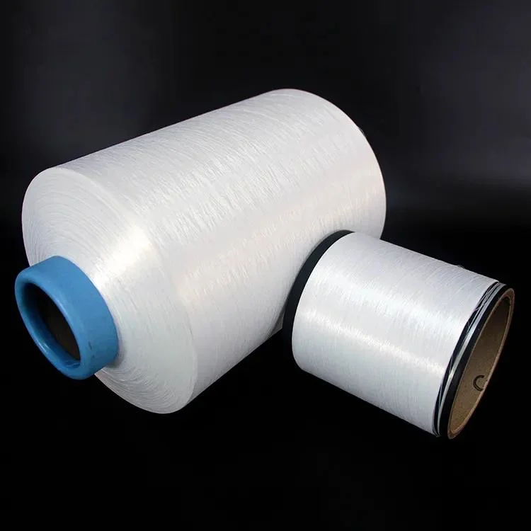 Recycled 135D/108f RW SD Semi Dull Raw White AA/A Grade 1/2 Step Polyester Filament Ity Yarn for Knitting Weaving