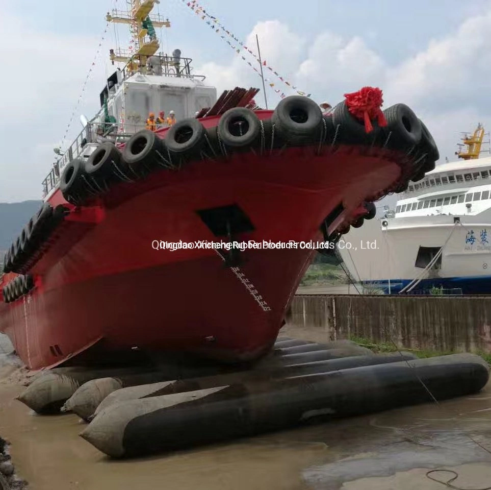 Xincheng 8 Camadas 1,5X15m navio balão insuflável de airbag para o lançamento de barco