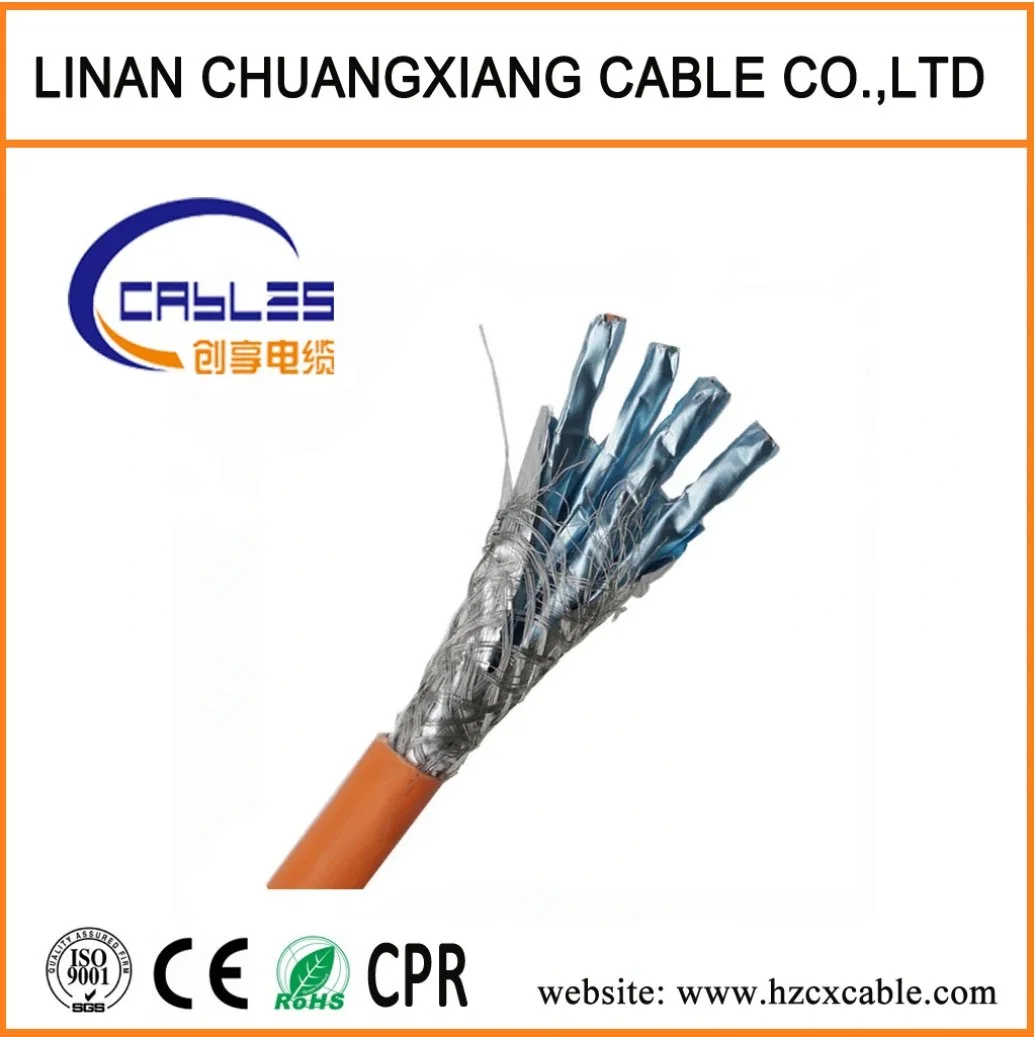 LAN Cable 24AWG Copper Wire Conductor FTP Cat5e Network Cable for Indoor and Outdoor Communication Cable Data Cable Comouter Cable