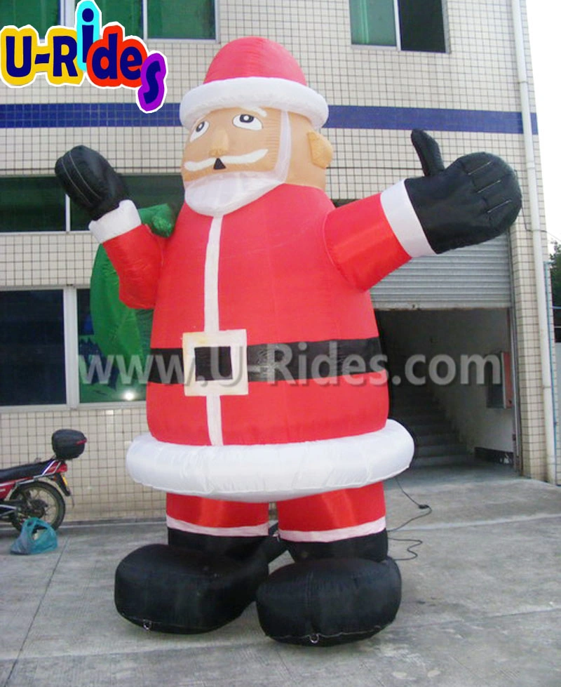 Navidad Santaman inflable para publicidad