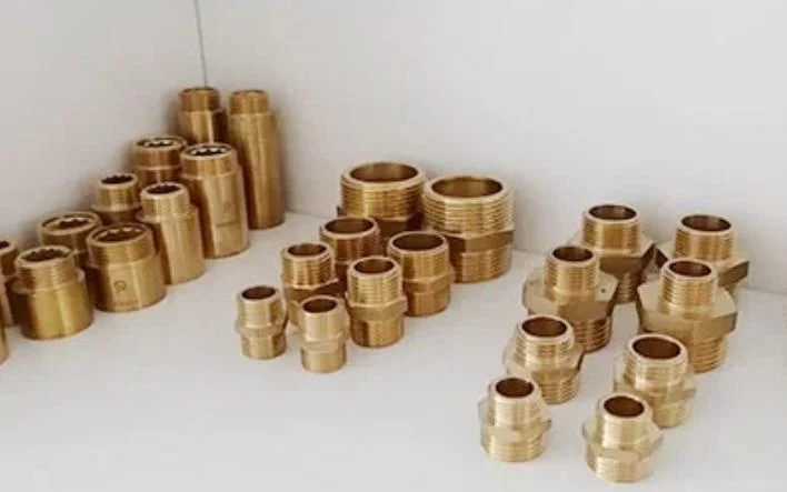 Chrome-Plated Nipple mm for Brass Screw Fittings