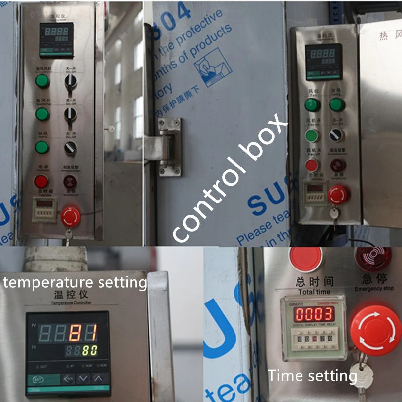 Uniform Drying of Chemical Wet Raw Materials Hot Air Circulation Drying Machine