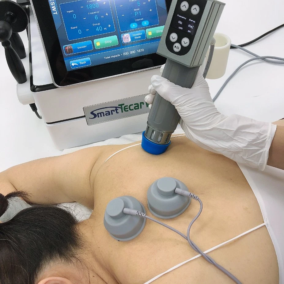 Shockwave+Smart Tecar+EMS Therapy Equipment ED Tecar RF Physiotherapy Device 	Tecarterapia