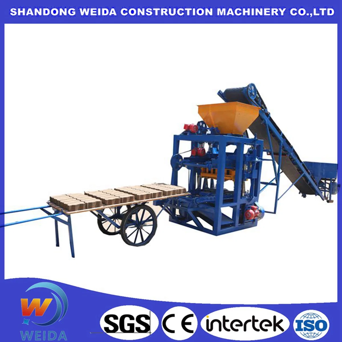 Small Investment Paving Stone Concrete Hollow Gal Blocks Making Machine Price