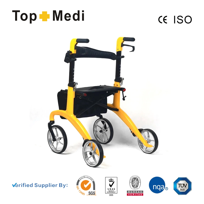 Commerce de gros pliable Strong Outdoor Walker Rollater marcher l'aide pour les personnes âgées