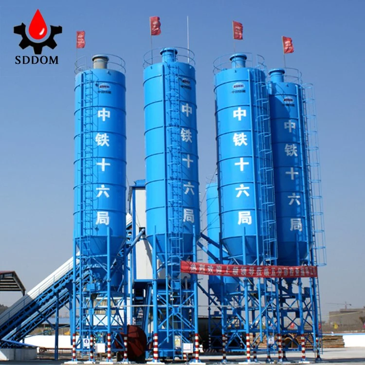 Bulk Powder Storage 200 Ton Construction Cement Silo /Mortar Silo Tank Price for Cement Storage