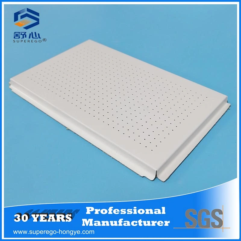 595X595X9.8mm Aluminum Mineral Fiber Composite Board