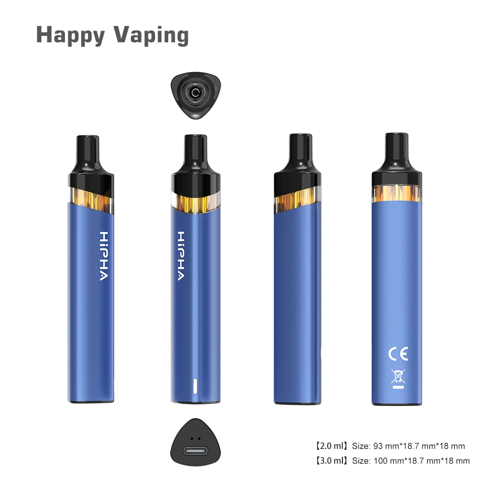 Feliz Vaping C3 Fácil llenado locales con D8/D9/D10 aceite espeso y aceite de cera Sistema Pod 2ml 3ml 1688 Cera desechable Vape hierba seca vaporizador