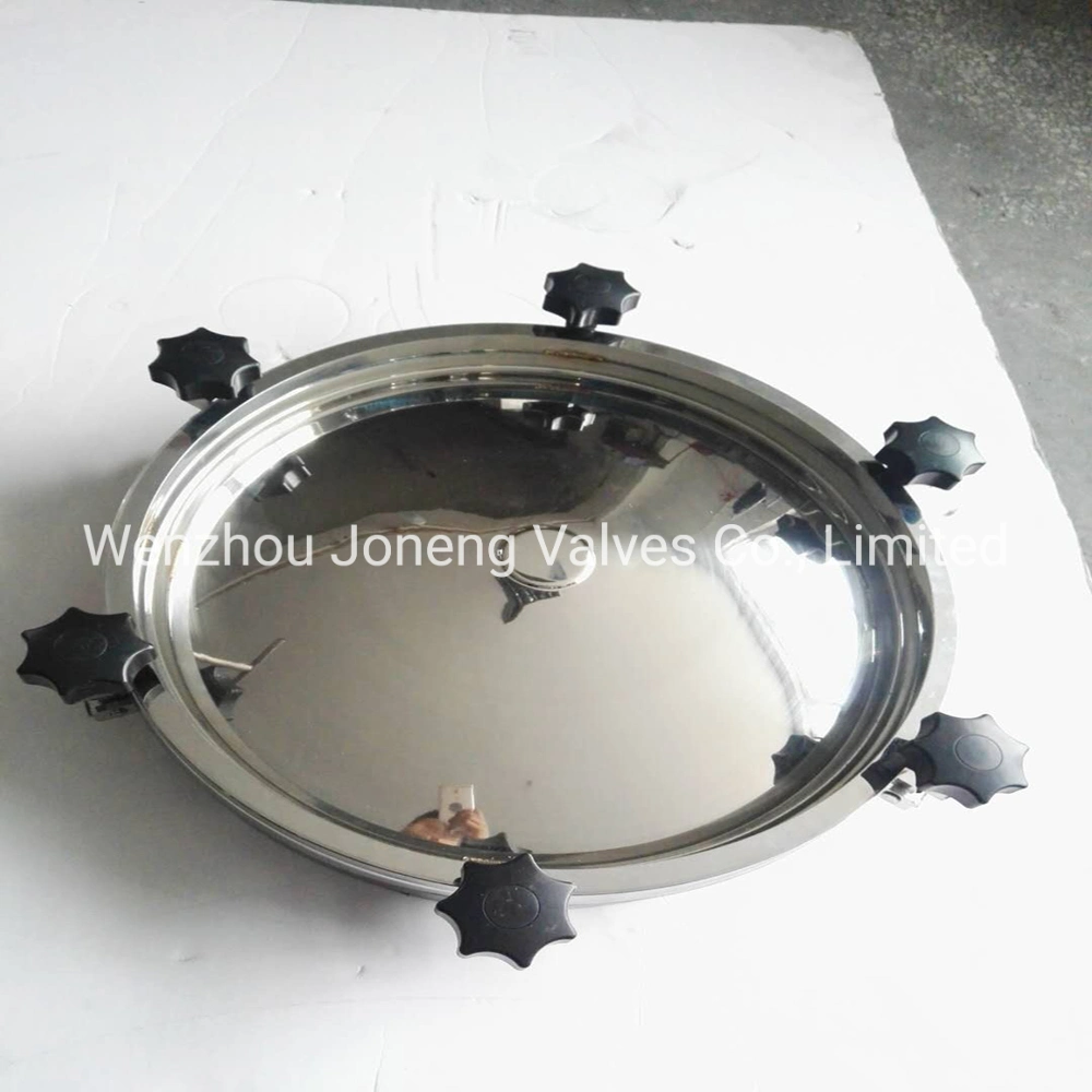 Joneng Stainless Steel Sanitary Grade Round Door with Plastic Knobs (JN-ML1001)