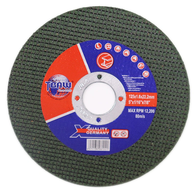 5" 125X1.6X22mm Thin Inox Iron Rail Abra Abrasive Metal Cut off Cutting Disc Wheel Disk