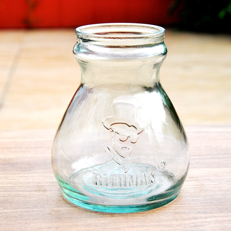 Wholesale/Supplier Empty Clear Glass Bottle Storage Round Hermetic Pickle Food Jam Glass Jar Storage Jar Storage Bottle