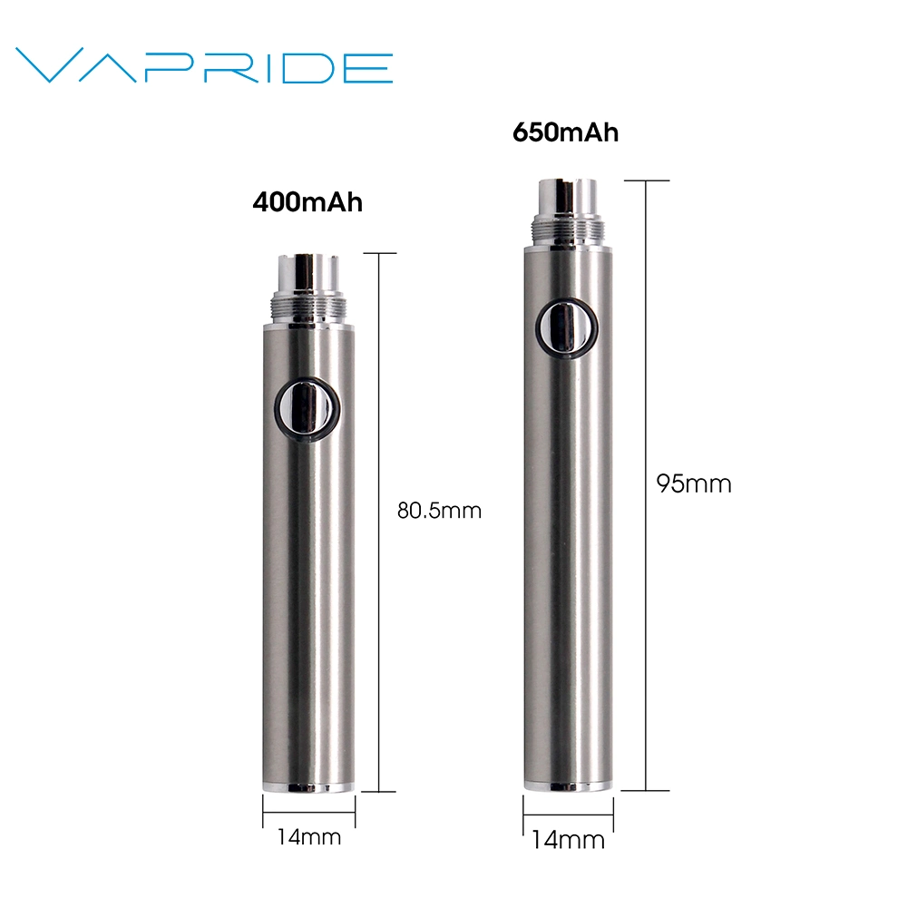 Vapride 400mAh Dual Charging 510 Thread Vape Battery