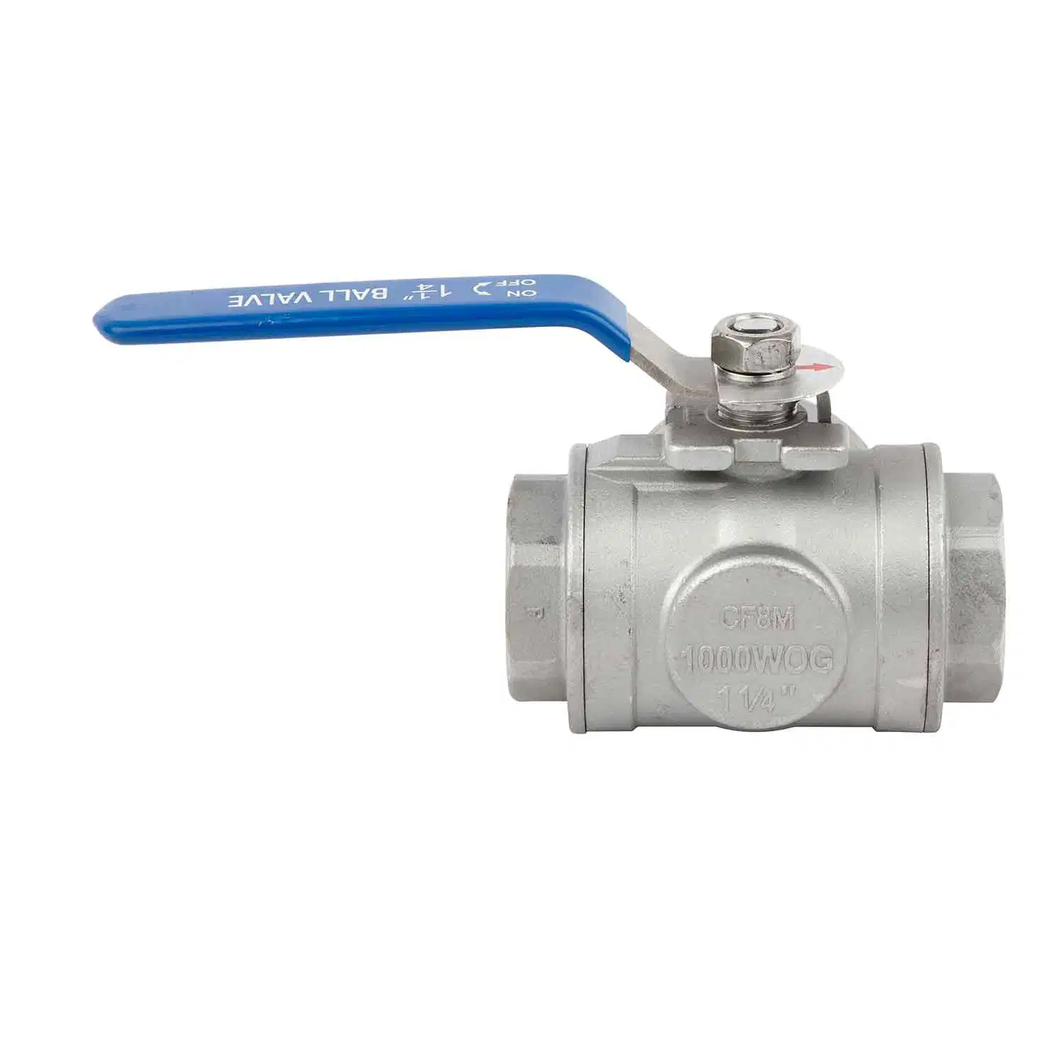 2PC Ball Valve 201 Material Exquisite Workmanship 11/4, 3/4