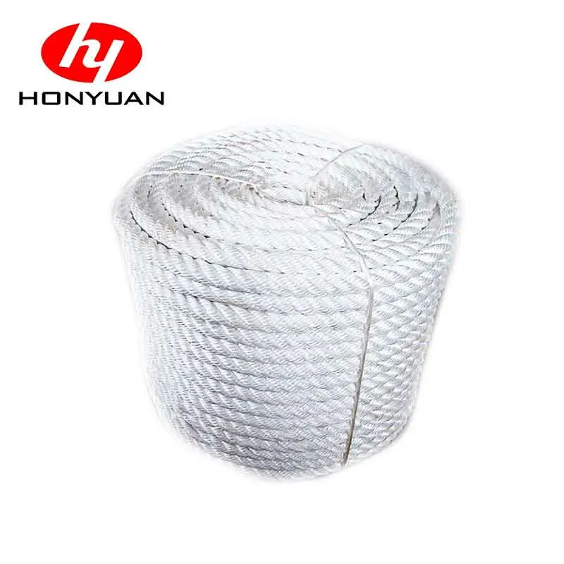 High Stretch Soft Elastic Round Twist Nylon Rope Double Braided Cord Rope