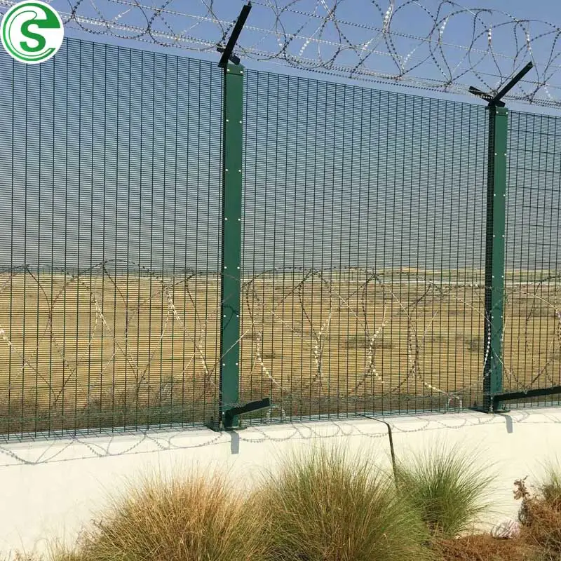 Factory Price Highest Level Security Welded Fence 358 Galvanized Fencing