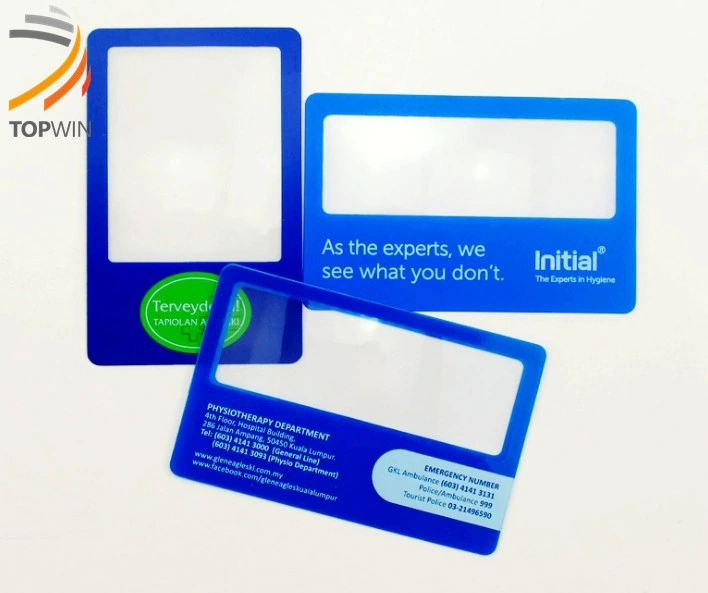 Plastic Credit Card Shape LED Magnifier with Logo Printing (MG-002)