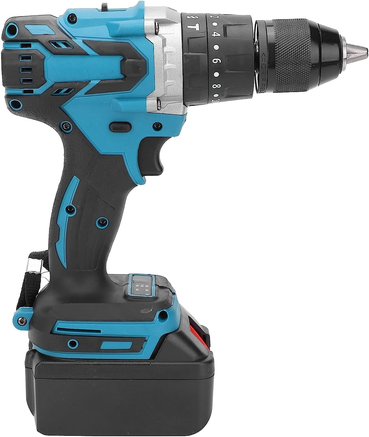 21V Cordless Drill Machine Electric Impact Screwdriver Lithium Battery Industrial-Grade Drilling